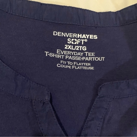 🎈NWT Denver Hayes Shirt  Navy blue 2XL - Picture 7 of 9